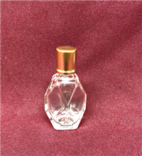Diamond Cut Style Bottle (Gold Cap)