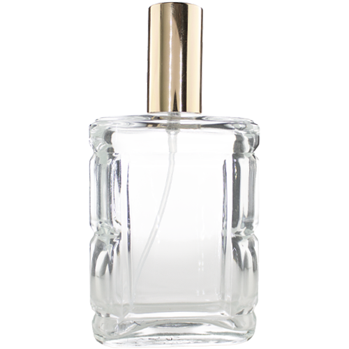 3.4oz. Rectangle Pinch Glass Spray Bottle
