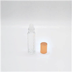 Swirl Glass Roll-On Bottle (Gold Cap)
