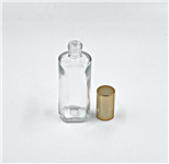 1 oz Semi Square Glass  Bottle